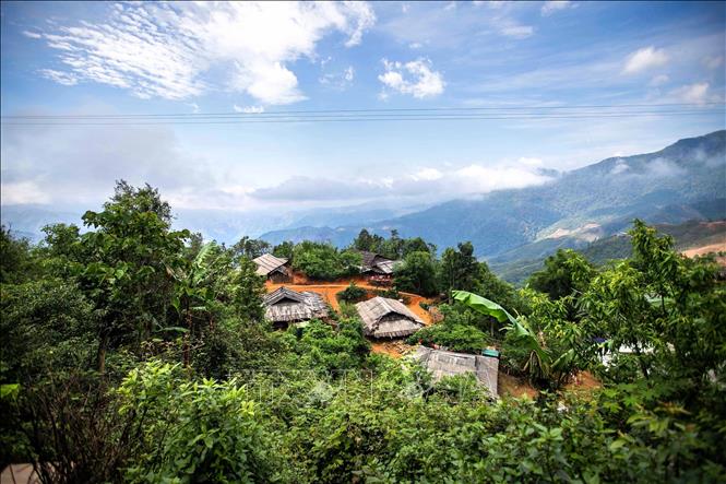A picturesque beauty of Lang Sang village (Ta Xua commune). VNA Photo: Trọng Đạt