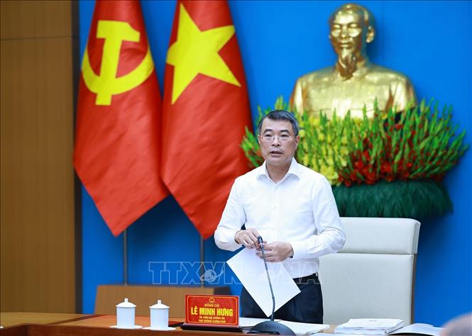 Thủ tướng Lê Minh Hưng làm việc với Ban Thường vụ Tỉnh uỷ Phú Thọ về thực hiện nhiệm vụ phát triển Bet88011.com Cá cược thể thao. Ảnh: Dương Giang – TTXVN 
