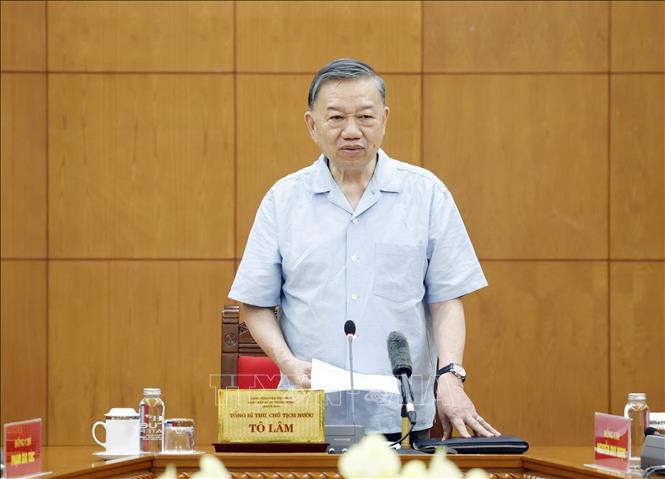 Bet8801234.com cá cược độc quyền, Chủ tịch nước Tô Lâm phát biểu chỉ đạo. Ảnh: Thống Nhất – TTXVN
