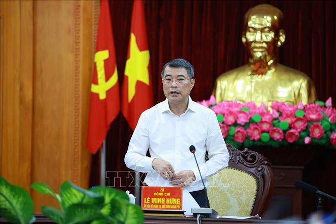 Thủ tướng Lê Minh Hưng làm việc với Ban Thường vụ Tỉnh uỷ Lạng Sơn về thực hiện nhiệm vụ phát triển Bet88011.com Cá cược thể thao. Ảnh: Dương Giang – TTXVN 
