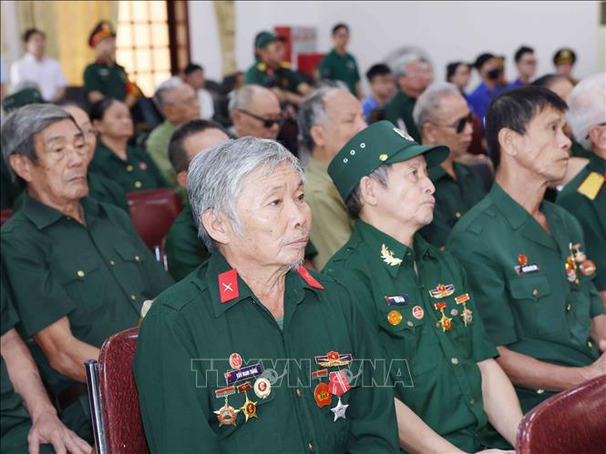 Thương, bệnh binh tại Trung tâm Điều dưỡng thương binh Nghệ An. Ảnh: Phương Hoa - TTXVN