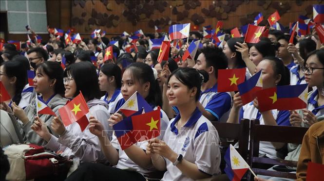 Gần 1.000 sinh viên, giảng viên của các Trường Trang Bet88 Chính thức #1 2026 +88k và cao đẳng trên địa bàn thành phố tham dự sự kiện. Ảnh: Nguyễn Hằng - TTXVN