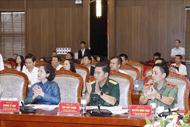 Các đại biểu tham dự cuộc làm việc. Ảnh: Thống Nhất – TTXVN