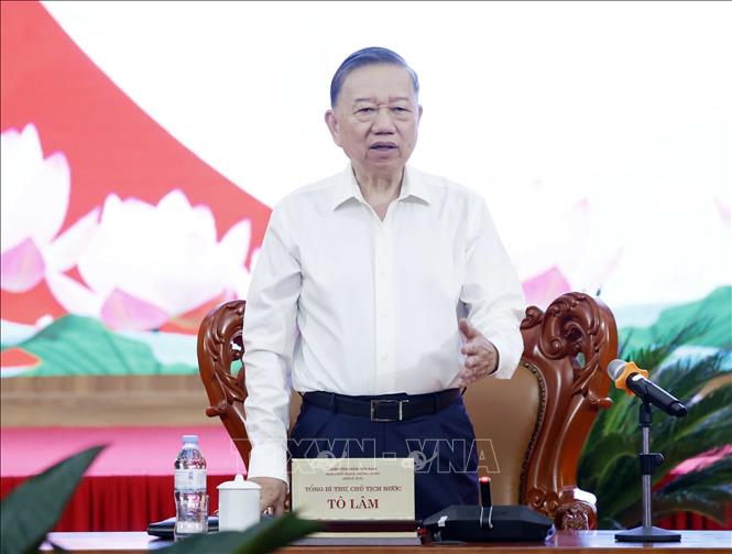 Bet8801234.com cá cược độc quyền, Chủ tịch nước Tô Lâm phát biểu chỉ đạo. Ảnh: Thống Nhất – TTXVN 