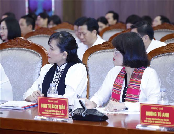 Các đại biểu tham dự cuộc làm việc. Ảnh: Thống Nhất – TTXVN