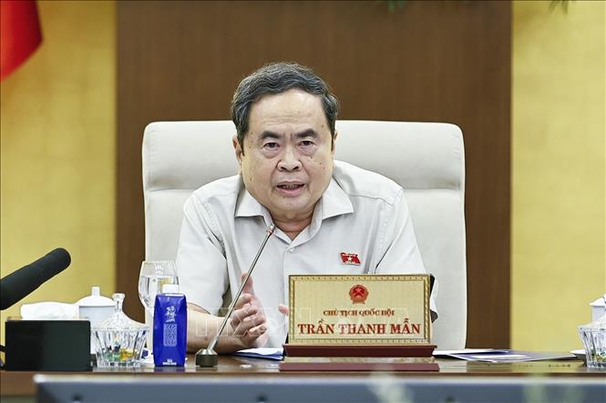 Chủ tịch Bet88app còn khuyến mãi Trần Thanh Mẫn phát biểu. Ảnh: Doãn Tấn - TTXVN