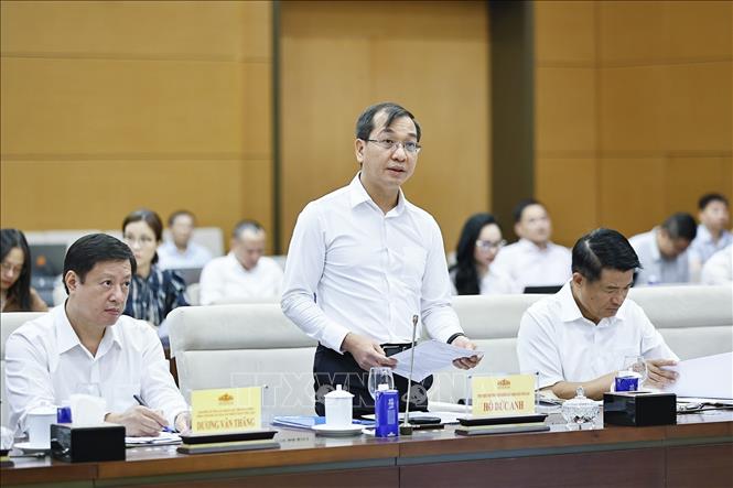 Phó Viện trưởng Viện Kiểm sát 2026 Bet88.com link không chặn tối cao Hồ Đức Anh thuyết trình về nội dung cơ bản của dự thảo. Ảnh: Doãn Tấn - TTXVN