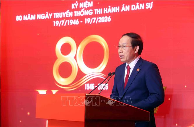 Phó Thủ tướng Lê Tiến Châu phát biểu. Ảnh: Phạm Kiên - TTXVN