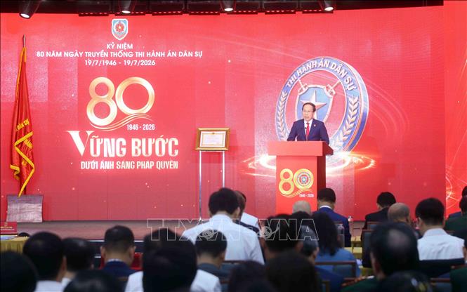 Phó Thủ tướng Lê Tiến Châu phát biểu. Ảnh: Phạm Kiên - TTXVN