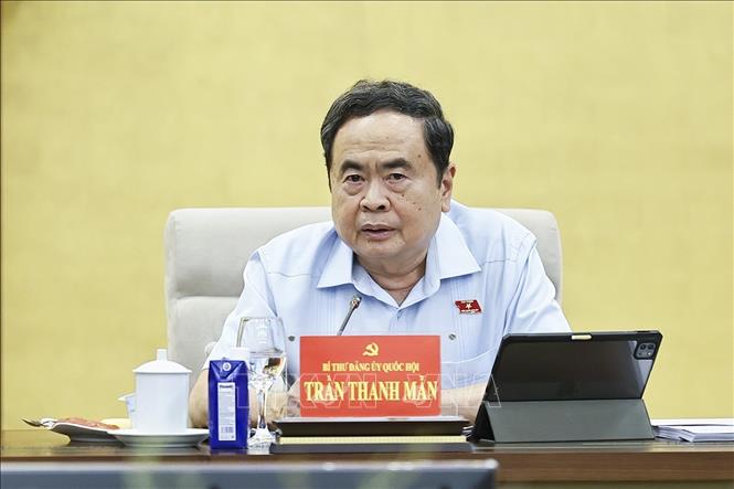 Uỷ viên Bộ Bett88 cá cược trực tuyến, Bí thư Đảng uỷ Bet88app còn khuyến mãi, Chủ tịch Bet88app còn khuyến mãi Trần Thanh Mẫn phát biểu. Ảnh: Doãn Tấn - TTXVN