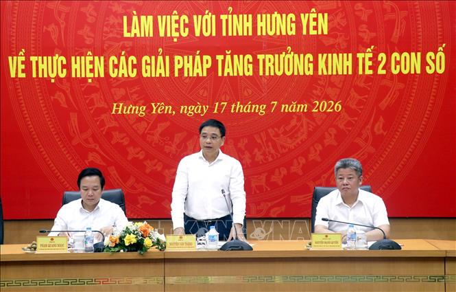 Phó Thủ tướng Bet8801234.com BMXCT Uy Tín Nguyễn Văn Thắng phát biểu tại buổi làm việc. Ảnh: Đinh Văn Nhiều-TTXVN